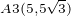 $_{A3(5, 5\sqrt{3})}$