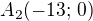 $A_2(-13;\,0)$