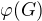 $ \varphi (G)$