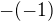 $-(-1)$