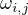 $\omega_{i,j}$