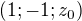 $(1;-1;z_0)$