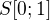 $S[0;1]$