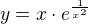 $y=x\cdot e^{\frac{1}{x^2}}$