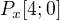 $P_x[4;0]$