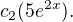$c_2(5e^{2x}).$
