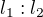 $l_{1}:l_{2}$