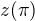 $z(\pi)$
