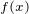 $\scriptstyle f(x)$