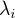 $\lambda _{i}$