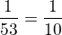 $\frac{1}{5 \choose 3} = \frac{1}{10}$