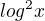 $log^2 x$