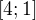 $[4;1]$