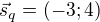 $\vec s_q=(-3;4)$