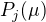 $ P_{j}(\mu) $