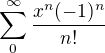 kopírovat do textarea $\sum_{0}^{\infty }\frac{x^{n}(-1)^{n}}{n!}$