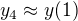 $y_4\approx y(1)$