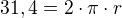 kopírovat do textarea $31,4=2\cdot \pi \cdot r$