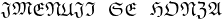 $\mathfrak{JMENUJI \ \ SE \ \ HONZA}$