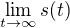 kopírovat do textarea $\lim_{t\to\infty }s(t)$