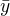 $\bar{y}$