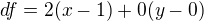 kopírovat do textarea $df = 2 (x - 1) +0 (y - 0)$