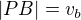 $|PB|=v_b$