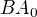 $BA_{0}$