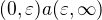 $(0,\varepsilon ) a (\varepsilon ,\infty )$