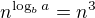$n^{\log_{b}a}=n^3$