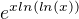 $e^{x ln(ln(x))}$