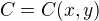$C=C(x, y)$