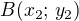$B(x_2;\,y_2)$