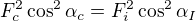 kopírovat do textarea $F_c^2 \cos^2 \alpha_c = F_i^2 \cos^2 \alpha_I$