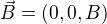 $\vec{B} = (0,0,B)$
