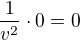 kopírovat do textarea $\frac{1}{v^{2}}\cdot 0=0$