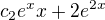 ${c}_2e^{x}x+2e^{2x}$