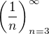 $\(\frac{1}{n}\)_{n=3}^{\infty}$