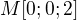 $M[0;0;2]$
