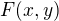 $F(x,y)$