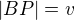 kopírovat do textarea $|BP|=v$