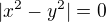 $|x^2-y^2|=0$