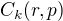 $C_{k}(r, p)$
