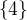 $\{4\}$