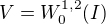 $V=W_{0}^{1,2}(I)$