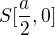 $S [\frac{a}{2}, 0]$