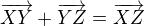 kopírovat do textarea $\overrightarrow{XY}+\overrightarrow{YZ}=\overrightarrow{XZ}$