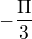 $-\frac{\Pi }{3}$