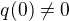 $q(0)\not=0$