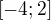 $ [-4;2]$